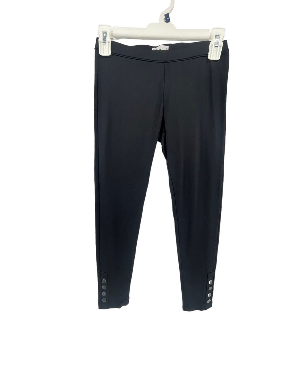 Epics Threads Girls Black Buttoned Ankle Leggings Youth Size Large